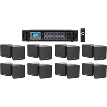 RCS180-6 + Cube 70V Black 8-Pair
