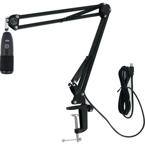 AKG P120 Studio Condenser Recording/Streaming Microphone+Audio Technica Boom Arm