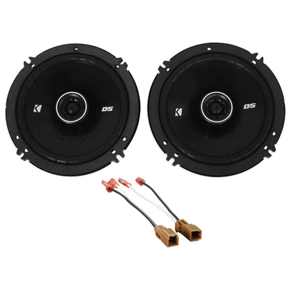Front Door 6.5" Speaker Replacement Kit For 2000-2004 Nissan Xterra
