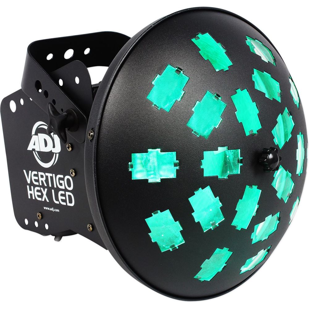 American DJ VERTIGO HEX LED 12 Watt 6-Color Dance Floor Effect Light