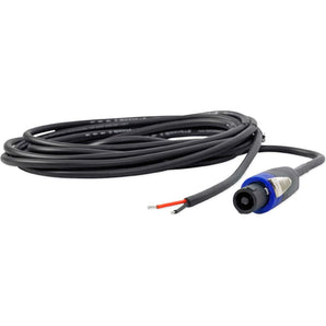 Rockville RHC15 15 Foot Speakon to Bare Wire Speaker Cable,16 Gauge,100% Copper
