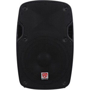 (2) Rockville SPG84 8" 400 Watt 4-Ohm DJ Speakers+Adjustable Totem Style Stands