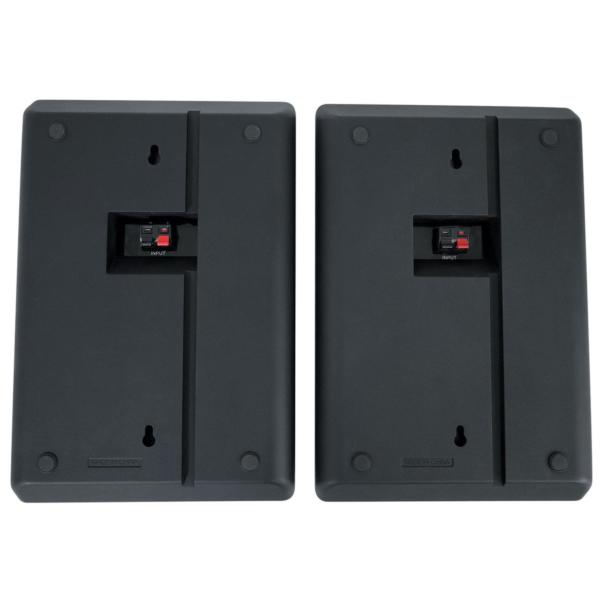 4000W Bluetooth DVD Receiver with (1) Pair 5.25" Black Wall-Mount Speakers