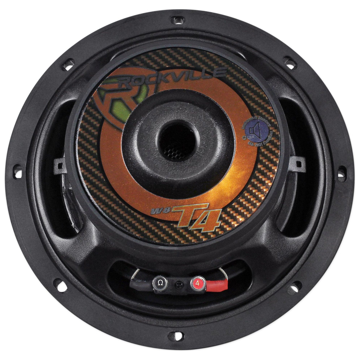 W8T4‑S4 8" Shallow Subwoofers 2-Pack + dB12 Amplifier Bundle
