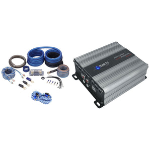 Marts Digital MXS 800x4 2 OHMS 800w 4 Channel Class D Car Amplifier+OFC Amp Kit