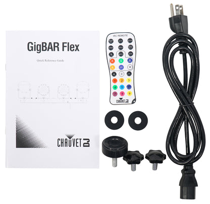 (2) GigBAR Flex Lighting Systems + RockOn-7 Moving Head Bundle