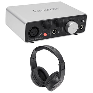 Focusrite ITRACK SOLO LIGHTNING USB Audio Recording Interface+Headphones