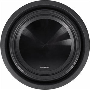 Alpine SWT-10S4 10" 350 Watt RMS Shallow Slim Truck Car Subwoofer Sub+ROCKBOX