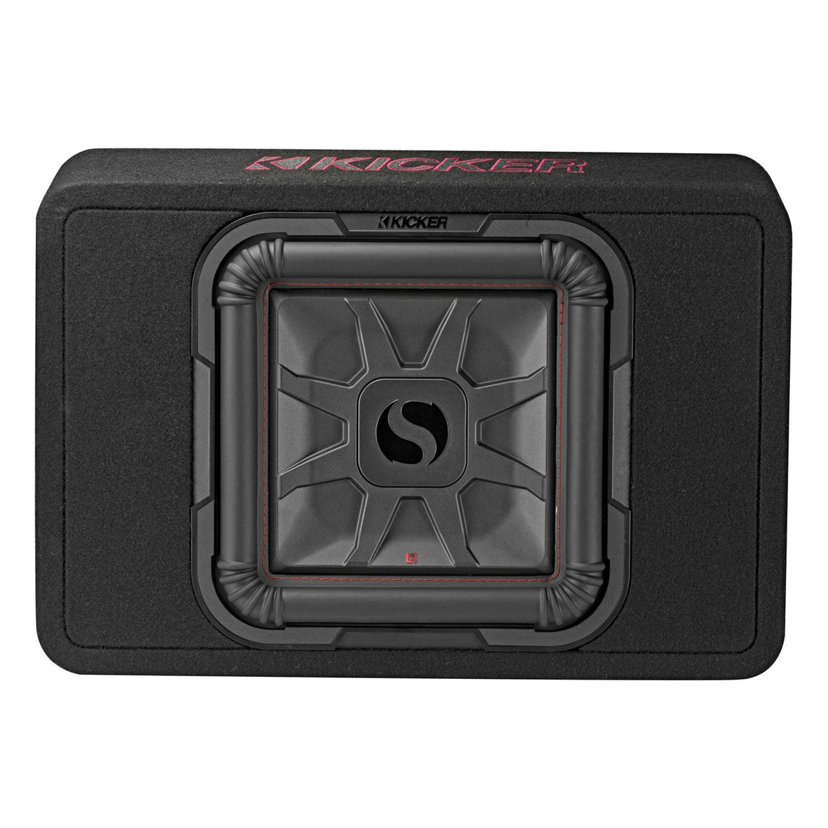KICKER 46TL7T122 L7T 12" 600w Car Subwoofer Solo-Baric Sub in Slim Enclosure Box