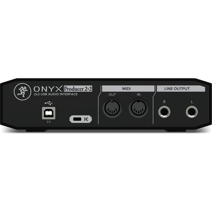 Onyx Producer 2.2 2x2 USB MIDI Recording Studio Interface with Headphones