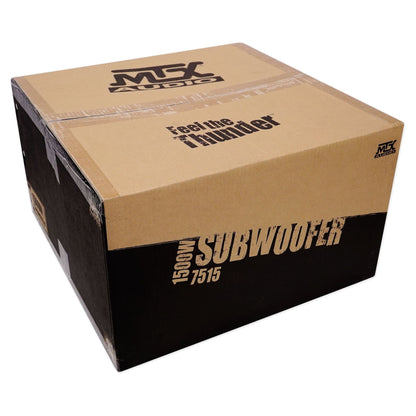 MTX 7515-44 15" 1500w Peak/750w RMS Competition Subwoofer DVC 4ohm Car Audio Sub