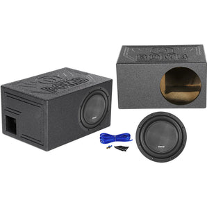 American Bass XR-10D2 2000w 10" Competition Subwoofer+Vented Sub Box Enclosure