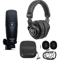 M7 Condenser Microphone with Studio Headphones