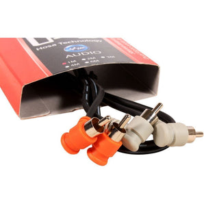 Hosa CRA-201RR Dual RCA-RCA Right Angle 3 Foot Cable