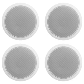 24) Rockville CCL6T White 70V 6" Commercial Ceiling Speakers 4 Restaurant/Office