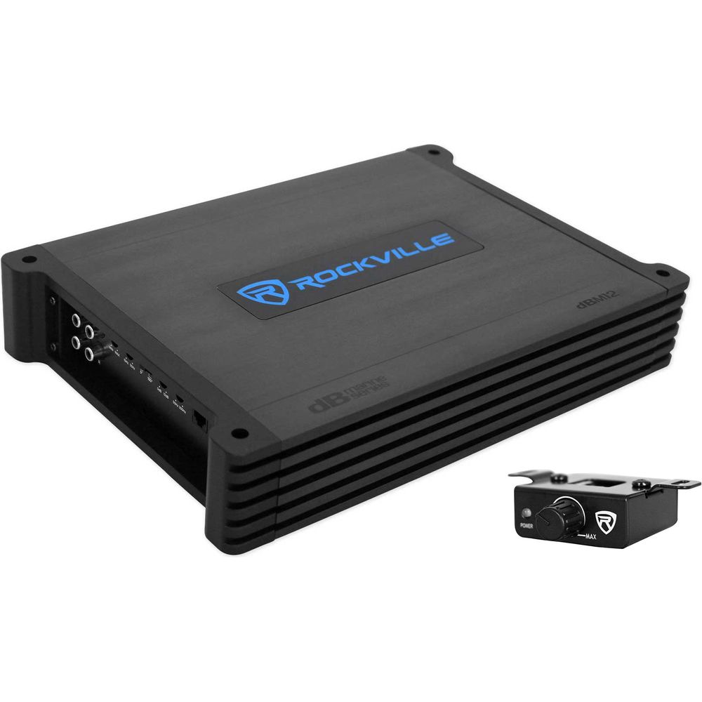 MS12LB Black + dBM12 Marine Amplifier Bundle