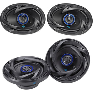(2) Autotek ATS693 6x9" 800 Watt Car Speakers+(2) ATS525CX 5.25" 500w Speakers