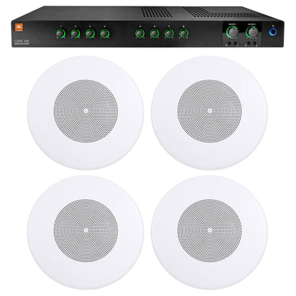 CSMA240 2 x 40W Amplifier + (Qty 4) 8" Ceiling Speaker Package
