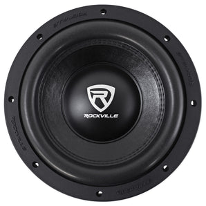 2) Rockville 10" Subwoofers+Sub Enclosure Box For 2007-2016 Jeep Wrangler 4-Door