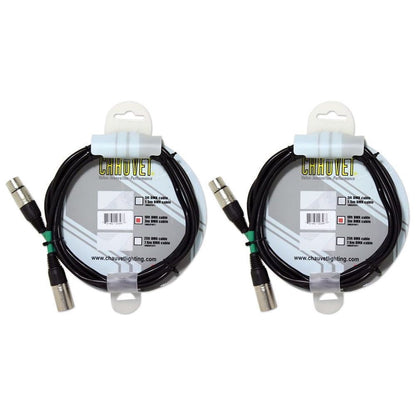 DMX3P10FT 3-Pin DMX Cable, 10 ft (2-Pack)