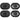 (4) Rockville RV68.3A 6x8" 3-Way Car Speakers 1800 Watts/340 Watts RMS CEA Rated