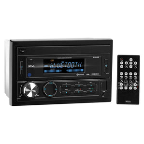 Boss Audio 812UAB 2-Din Car Digital Media AM/FM Receiver w/ Bluetooth USB/SD/AUX