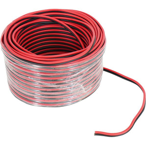 Rockville RED 16G100 OFC 16 Gauge 100 Foot 100% Copper Speaker Wire Car Audio