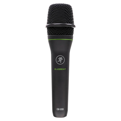 Mackie EM-89D Vocal Live Sound or Studio Recording Dynamic Microphone+Cable+Clip