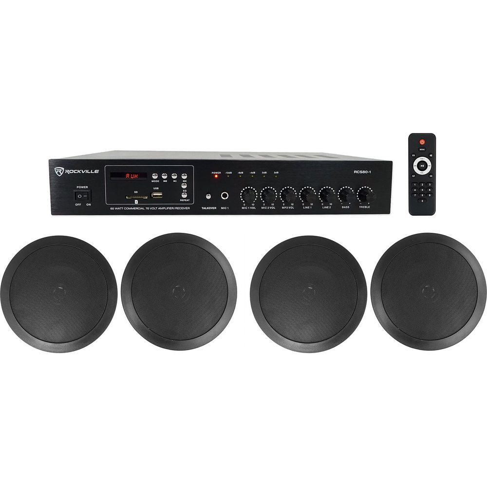 CC65T Black 4-Pack + RCS80-1 Bundle