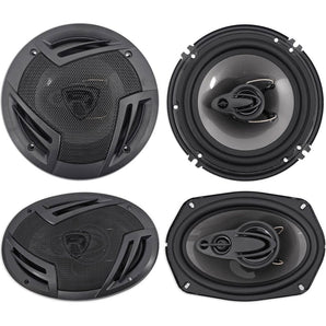 Rockville Front+Rear Speaker Replacement For 1991-2002 INFINITI G20
