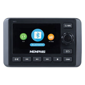 Memphis Audio SMC3 Multi Zone Marine Bluetooth Stereo Receiver+Subwoofer Control