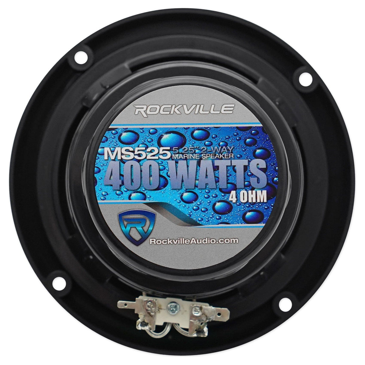 (4) MS525B 5.25" 200W Waterproof Hot Tub Speakers In Black