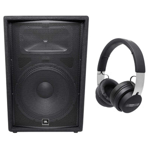 JBL Pro JRX215 1000 Watt 15" 2-Way DJ PA Speaker+Audio Technica Headphones