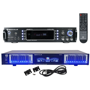 Rockville RPA60BT Home Theater Bluetooth Receiver + 10 Band Graphic Equalizer