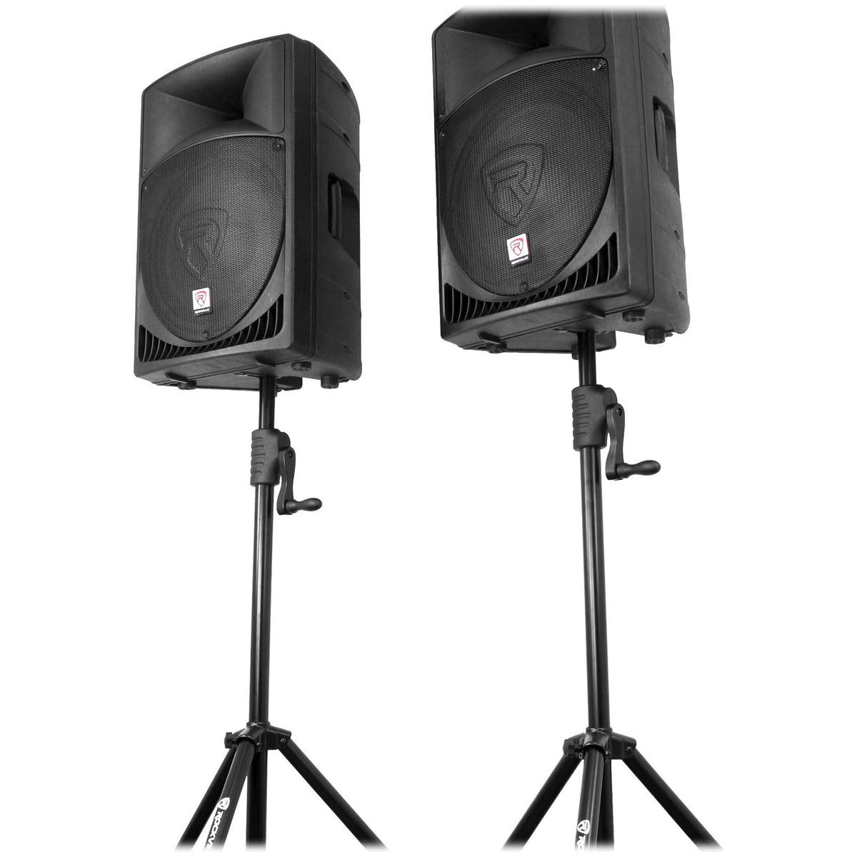 (4) FX Par 9 Multi-Effect Par Lights + Crank-Up Stand + Lighting Crossbar