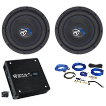 Rockville W8K5S2 2-Pack + KRYPTON-M0 Amplifier Bundle