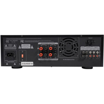 MM2000BT Bluetooth Karaoke Mixer System + (2) 6.5" Black Ceiling Speakers