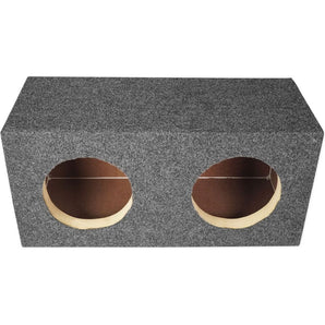 Rockville RD65 Dual Sealed 6.5" MDF Subwoofer Box Enclosure 0.60 cu ft. Per Sub