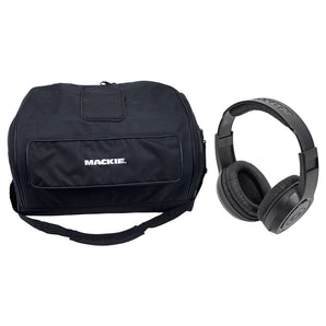 Mackie Travel Speaker Bag Soft Cover for SRM350-V2 or C200+Headphones