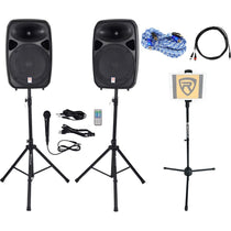 Pro 15" iphone/ipad/Android/Laptop/TV Powered Karaoke Machine/System