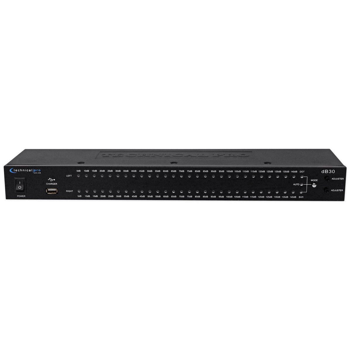 DB30 1U Rack Mount dB Decibel Meter Display