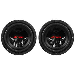 (2) JVC CS-G1210 12" 2400W 4 Ohm Car Audio Subwoofers