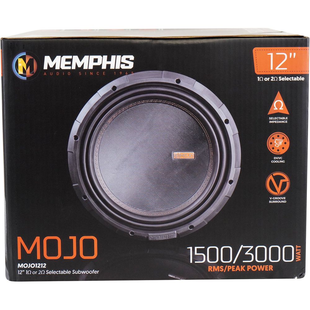 (2) MOJO 1212 12" Competition Subwoofers + Amplifier + Amp Kit