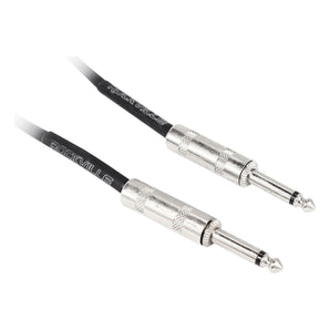 10 Rockville RCGT1.5B 1.5'  1/4" TS to 1/4'' TS Guitar/Instrument Cable