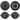 (2) Rockville RV6.3A 6.5" 750w 3-Way Car Speakers+(2) 3.5" 200w 3-Way Speakers