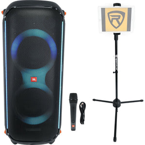 JBL Partybox 710 Bluetooth Karaoke Machine System Party Speaker+Mic+Tablet Stand