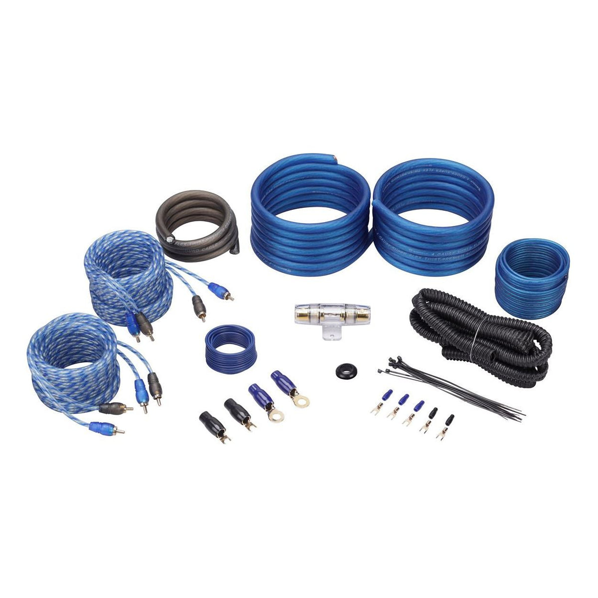 6x8" Factory Speaker Replacement Kit+4-Ch Amp For 05-06 Ford Mustang