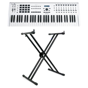 Arturia KeyLab 61 MkII White 61-Key Music Production Keyboard Controller + Stand
