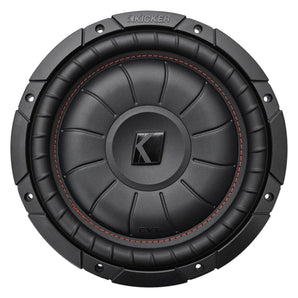 Kicker 43CVT104 COMPVT 800w 10" Slim Subwoofer+Sealed Sub Box+Amplifier+Amp Kit