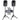 Pair of Rockville Package 12" 1400 Watts Passive DJ PA Speakers+(2) Stands+(2) Mics+Cables